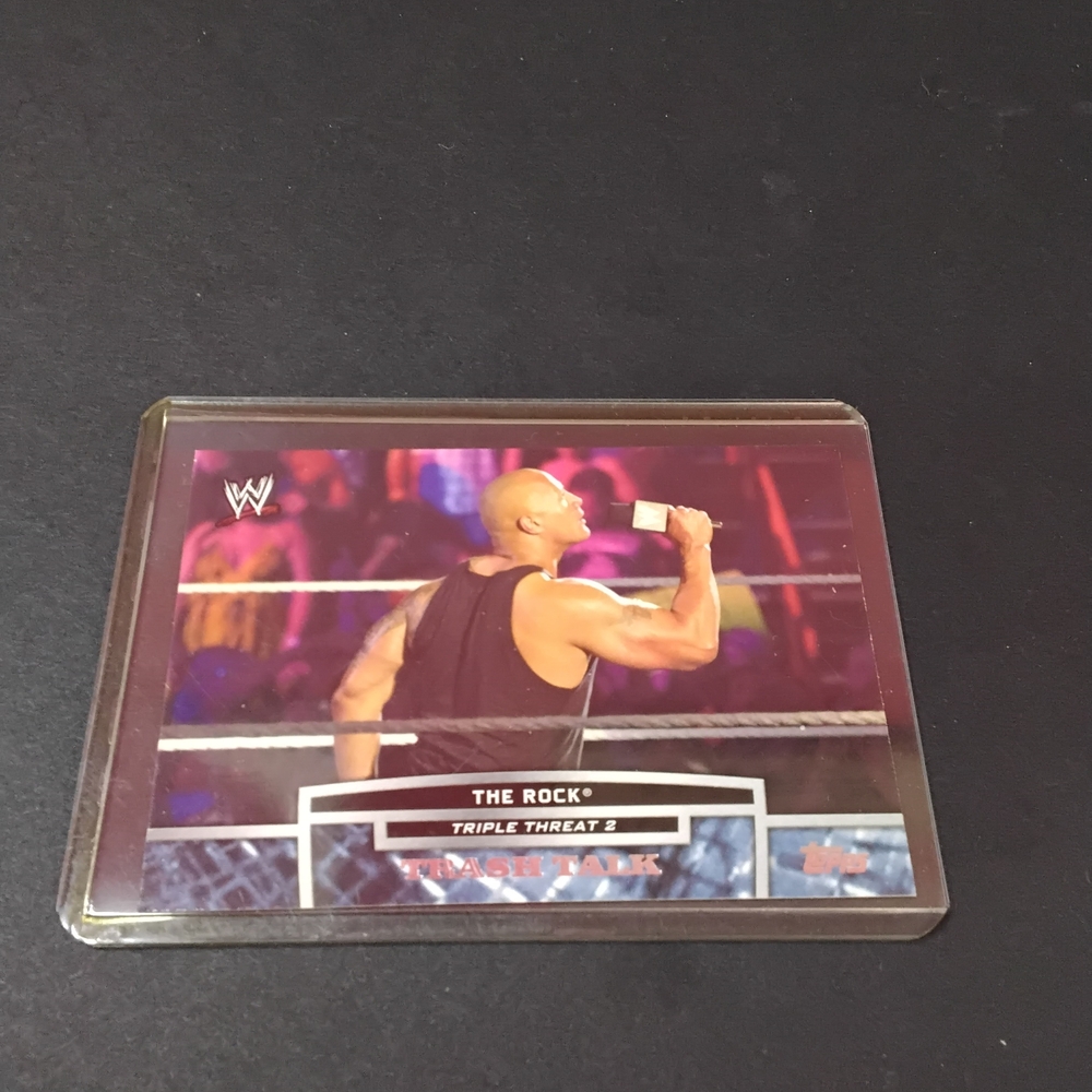 Topps WWE Trading Card - Black and Pink